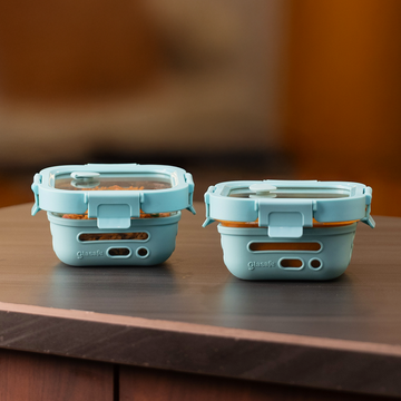 Glass tiffin boxes