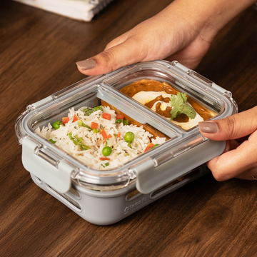 glass lunch box/tiffin box