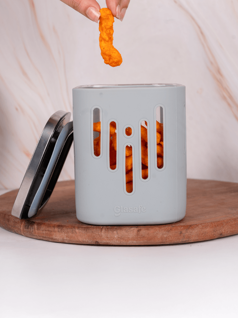 Stylish Glasafe glass container perfect for easy storage