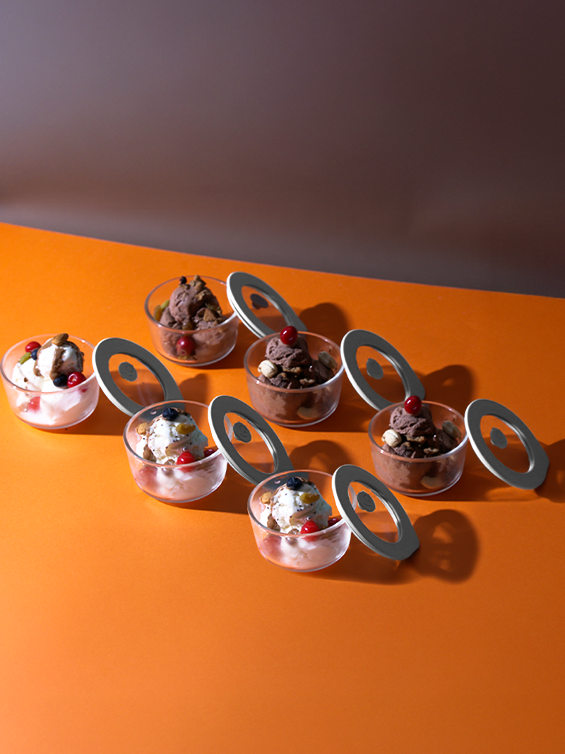 Essential Six Combo of Microwave-safe Borosilicate Glass Bowls with Airtight Lid - (6x250ml)
