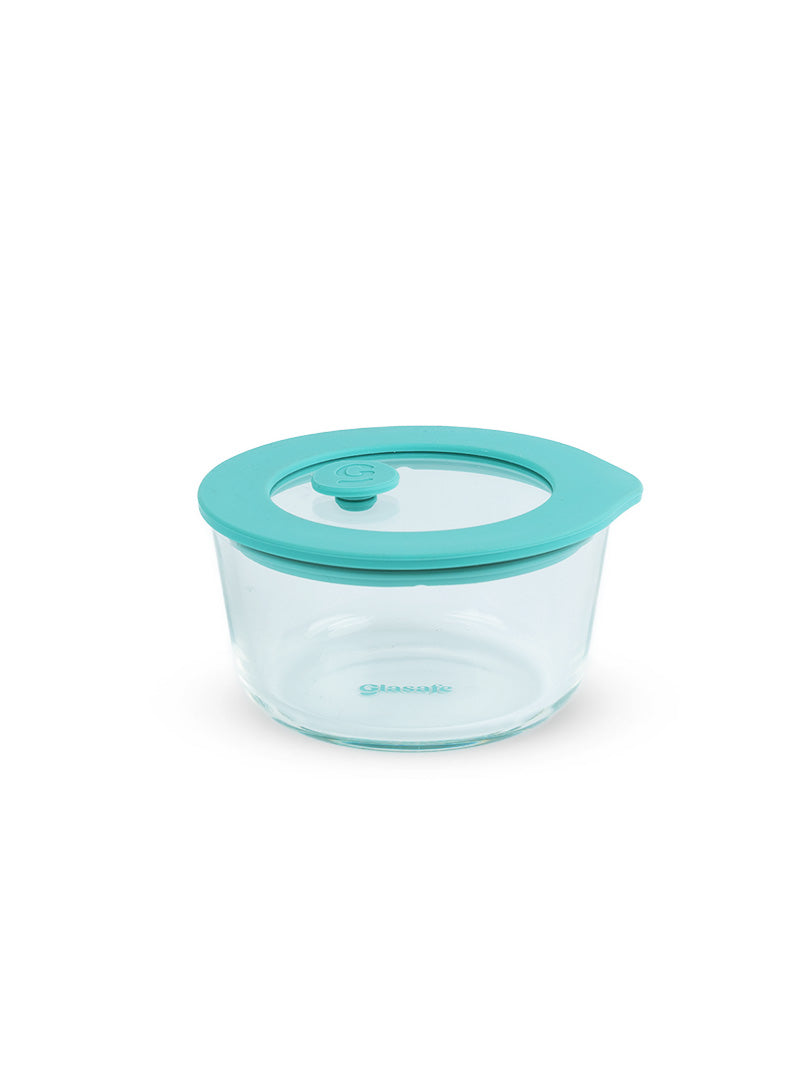 Borosilicate Glass Bowl with Leak-Proof Lid and Air Vent – 250ml
