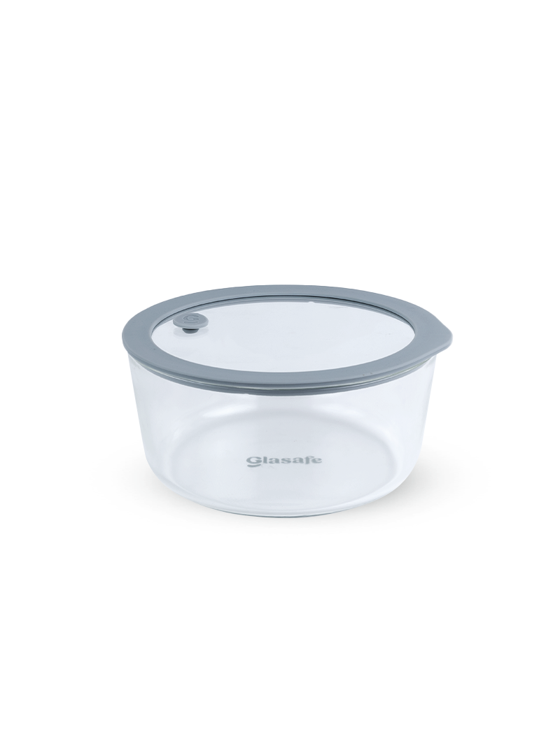 Microwave-Safe Borosilicate Glass Serving Bowl with Lid – 950ml