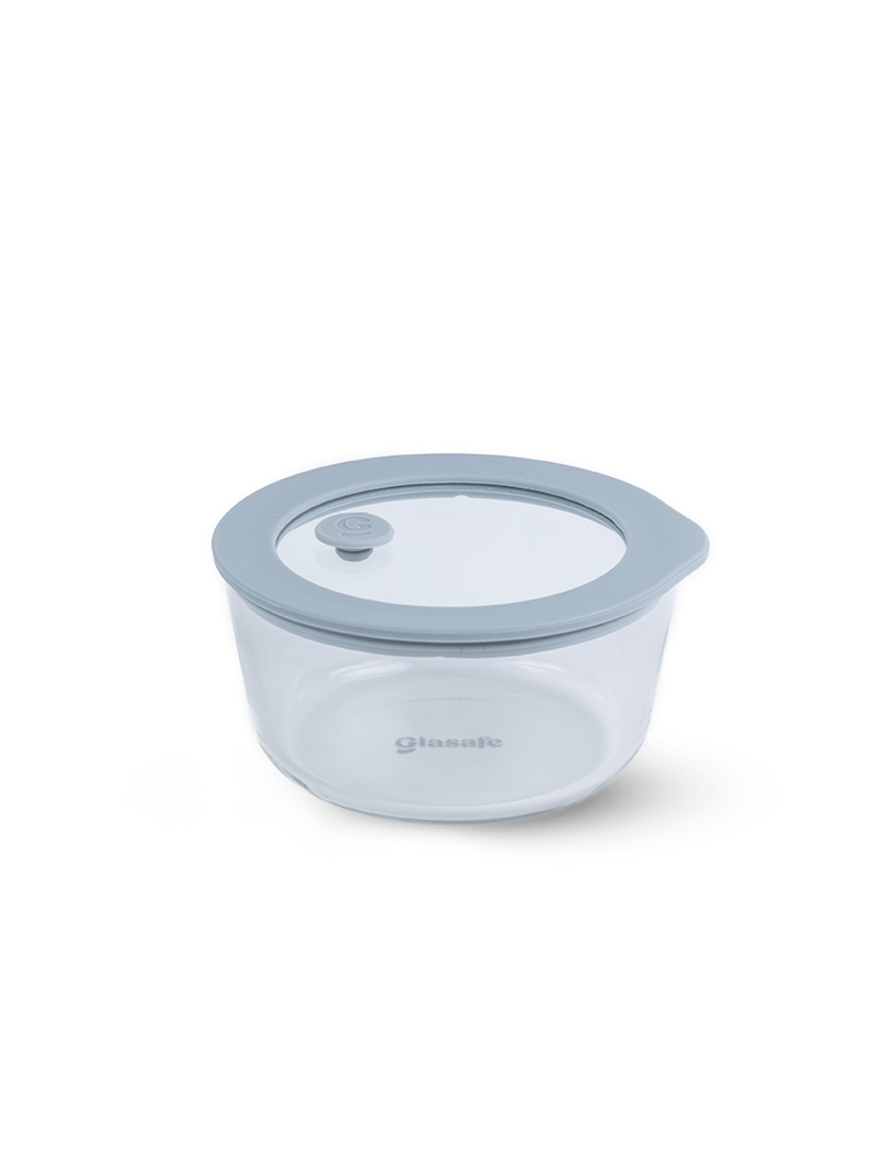 Borosilicate Glass Mixing Bowl with Airtight-lid & Air-vent – 500ml
