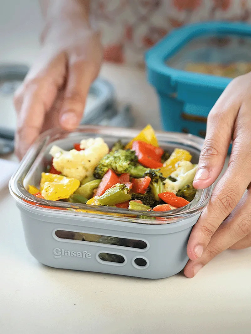 Food grade glass tiffin box for daily use