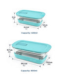 Snap ’N’ Seal Glass Fridge Storage Containers with airtight lid