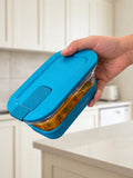 Snap ’N’ Seal Glass Meal Prep Containers With Vaccum Sealed Airtight lid.