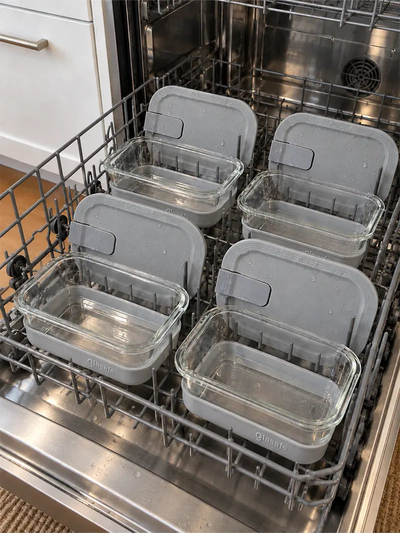 Dishwasher safe fridge storage containers