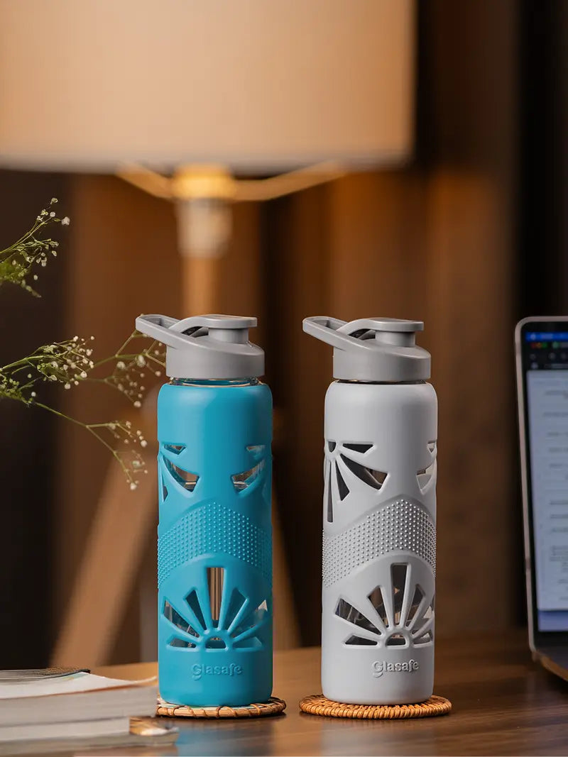 Glasafe set of glass bottles in 750ml