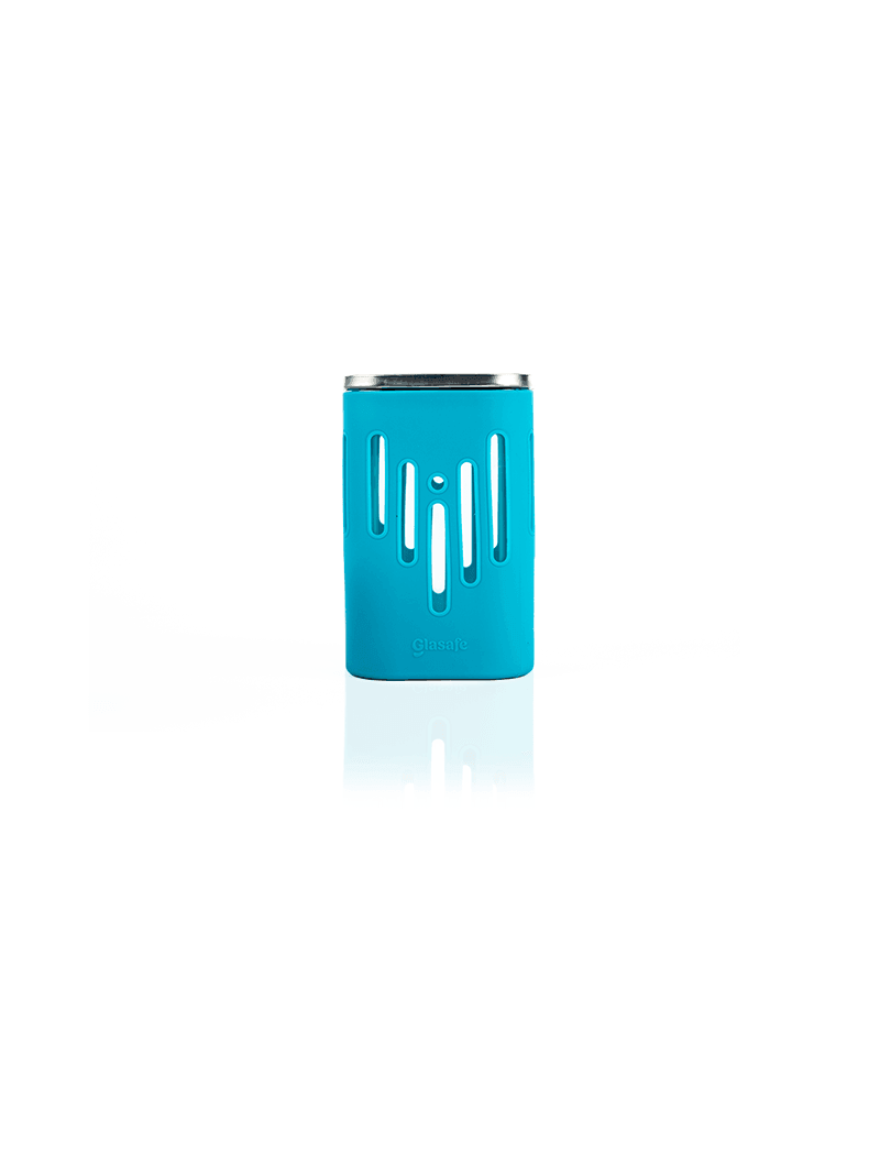 Glasafe glass container with lid