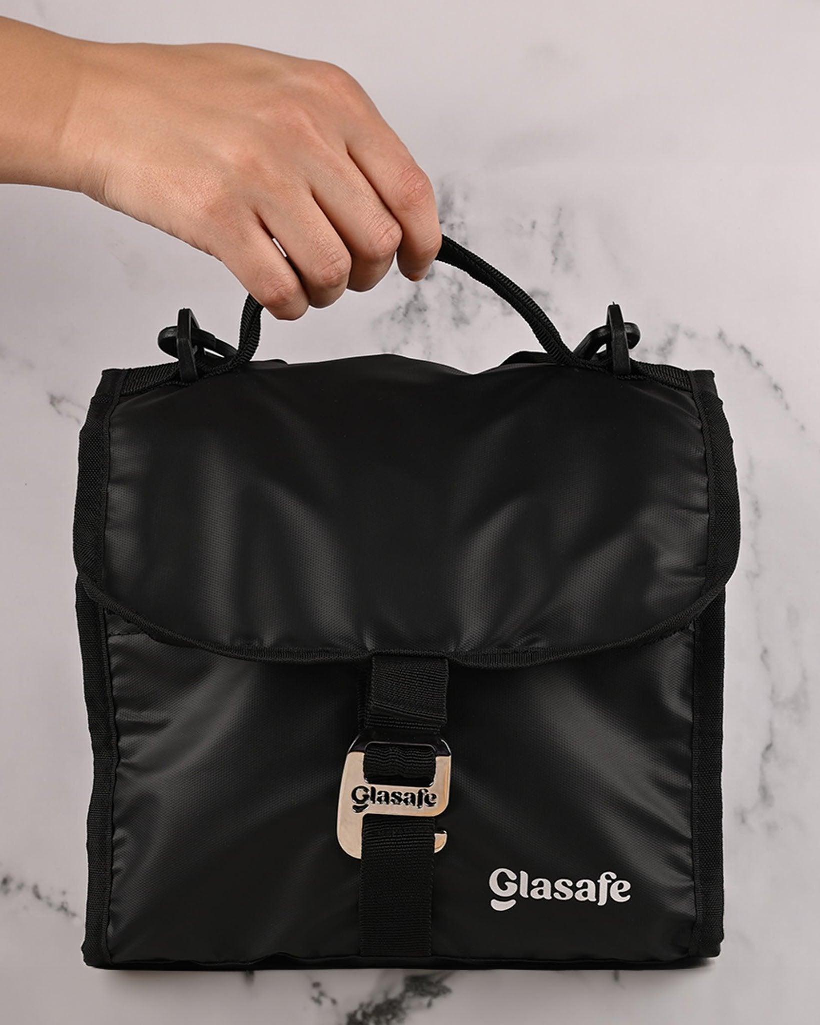 Glasafe black lunch bag