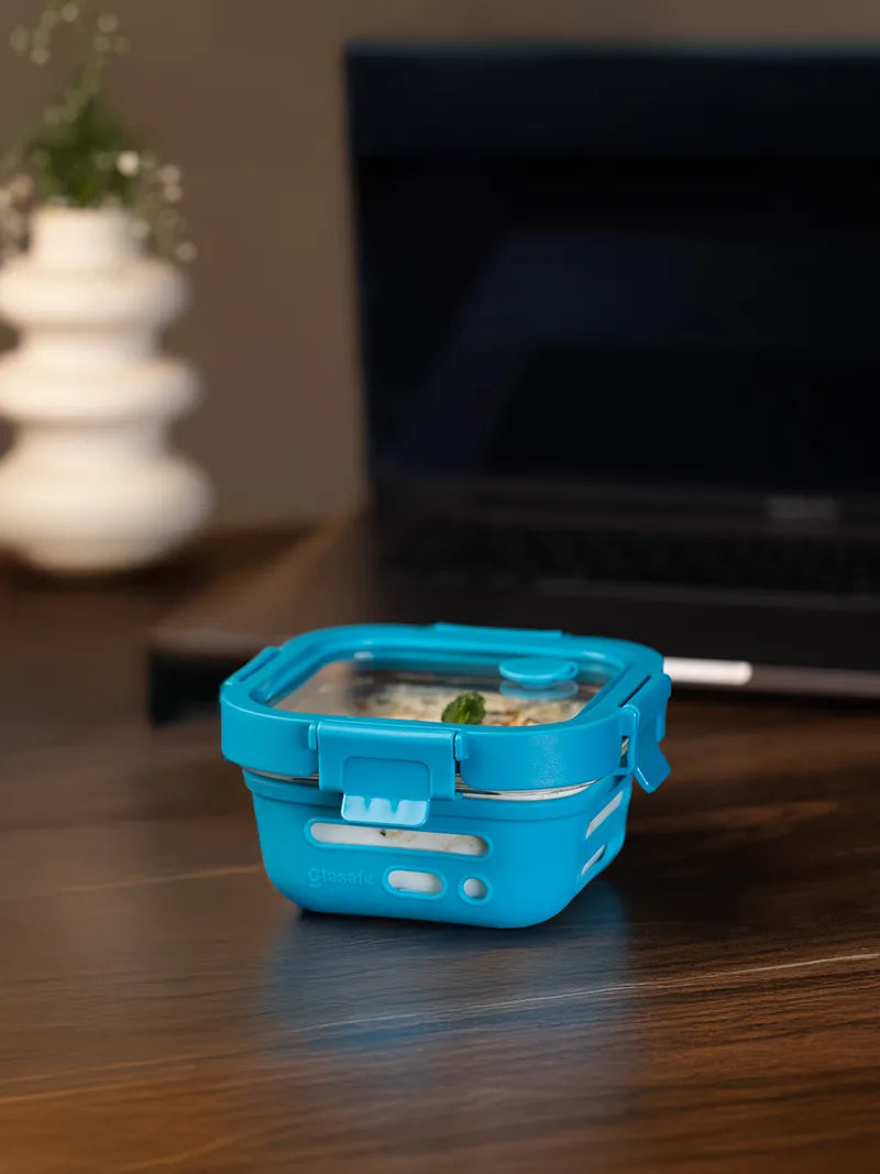 glass tiffin box for office