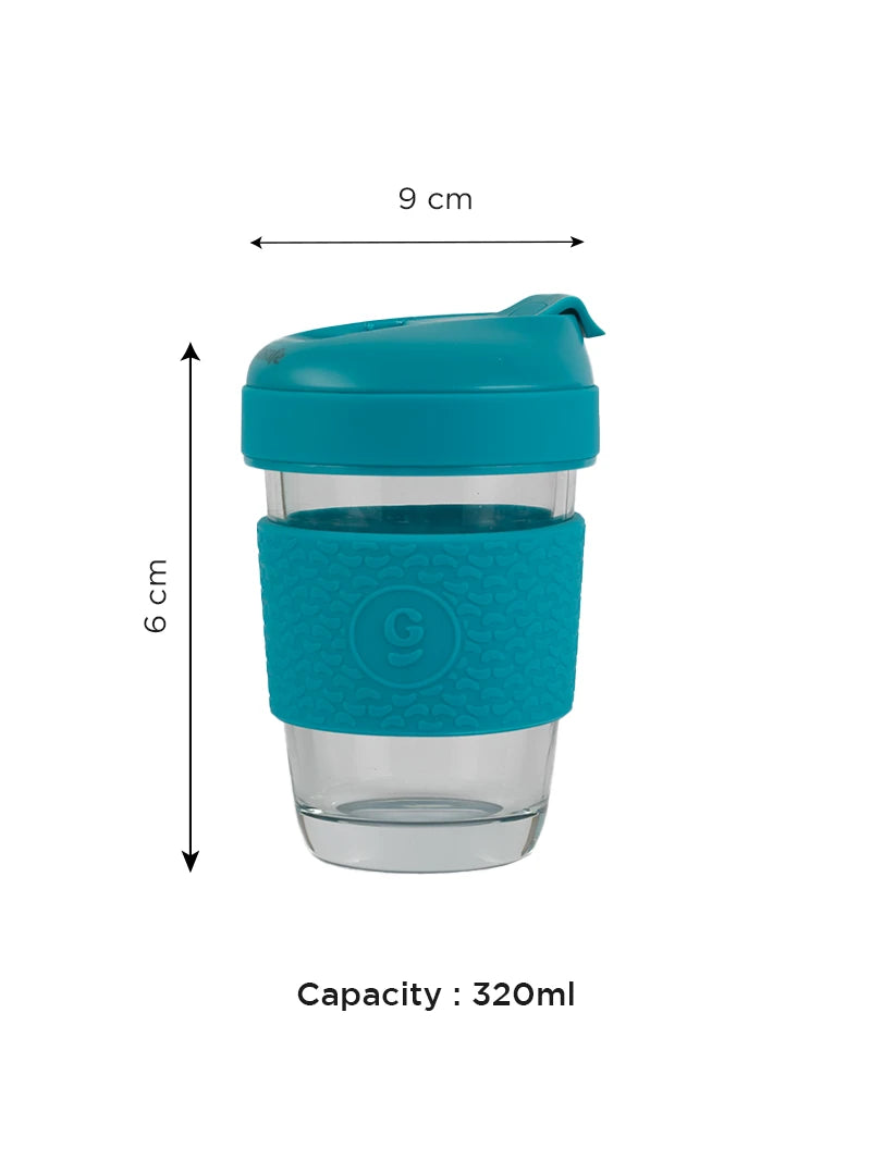 Glasafe Glass Coffee Tumbler 